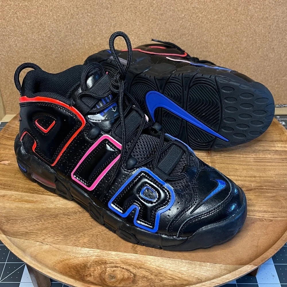 Nike more uptempo ‘Electric’ gs Brand new